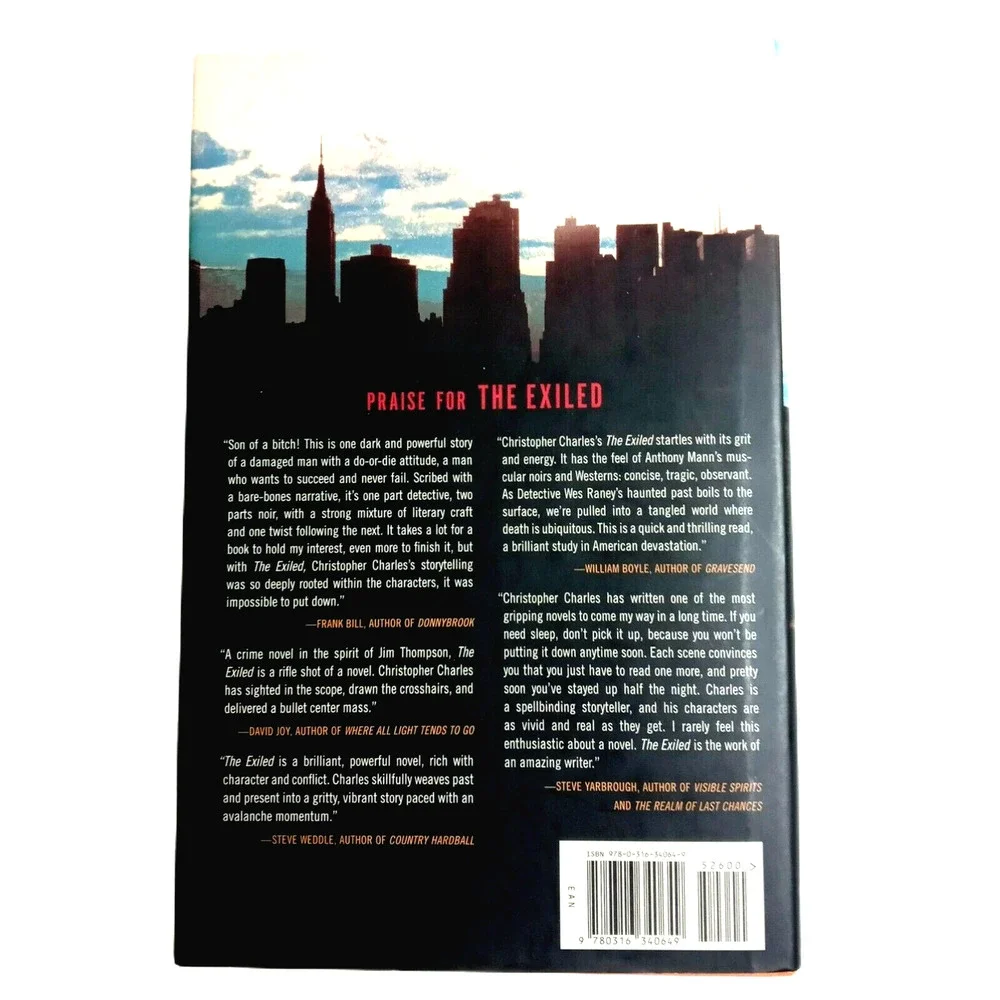 The Exiled Mystery Thriller Suspense by Christopher Charles Crime Book
